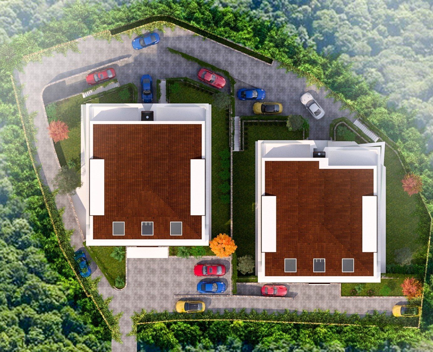 Render of the Ain Saadeh lot 83 residence, additional view